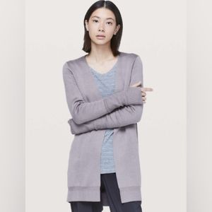 lululemon | City Street Cardigan | Heathered Mystique